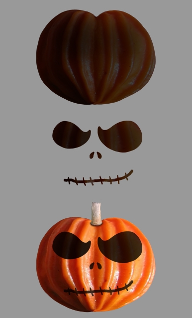 Creation of Halloween Pumpkin: Step 2